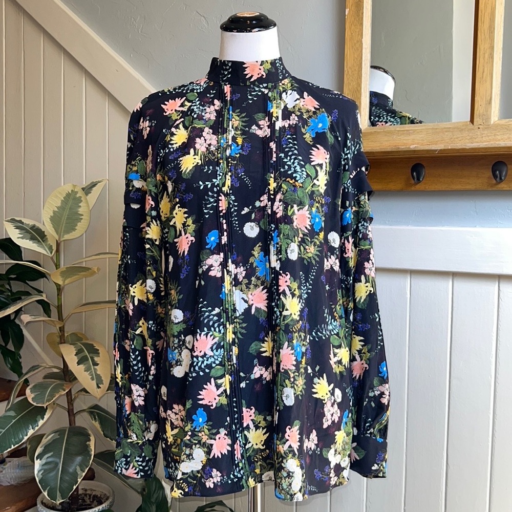 ERDEM PF18 Viola Top